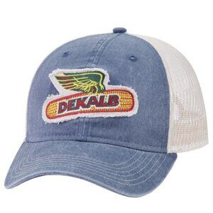 DEKALB Navy Pigment Dyed Hat ~ Snapback Fit ~ New with tag